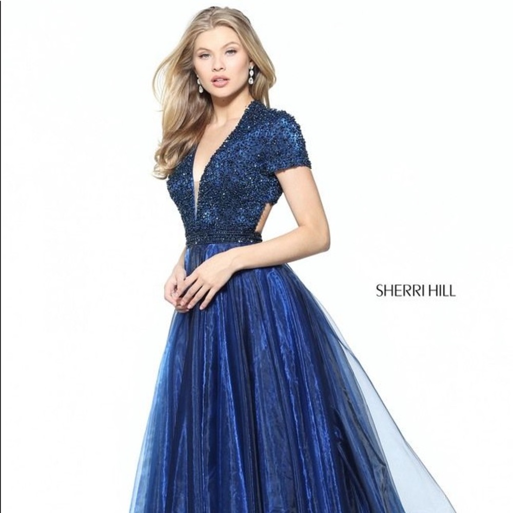 Navy prom/pageant dress